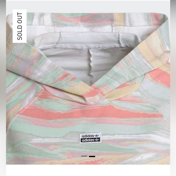 Adidas R.Y.V Cropped Hoodie - Picture 2 of 4